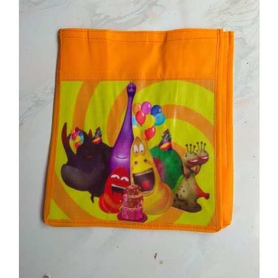 Tas NK Tema Animal Spunbond Goodie Bag Souvenir Ulang Tahun Anak Bingkisan Party Gift Birthday-Larva