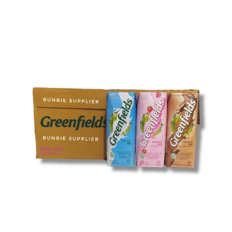 

Susu UHT Greenfields 250ml (KARTON) Isi 32pcs