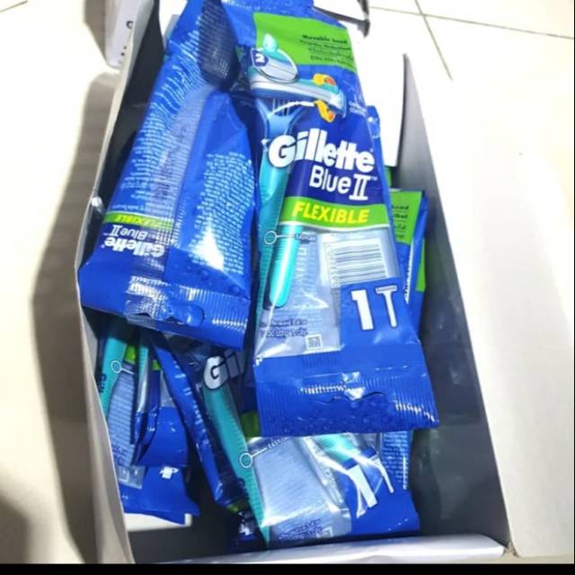 PISAU CUKUR ( GILLETTE / GILETE BLUE ) KUMIS KEROKAN KUMIS JENGGOT