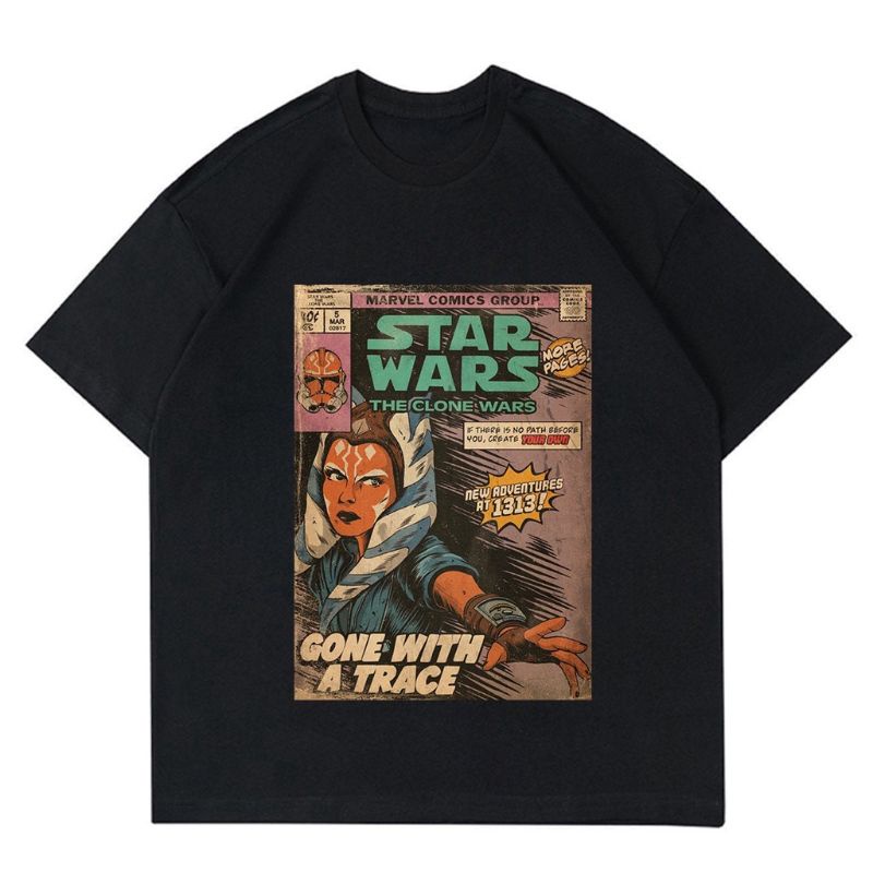 KAOS VINTAGE STAR WARS | T-SHIRT COMIC STARWARS VINTAGE | KAOS BAJU STARWARS H&M