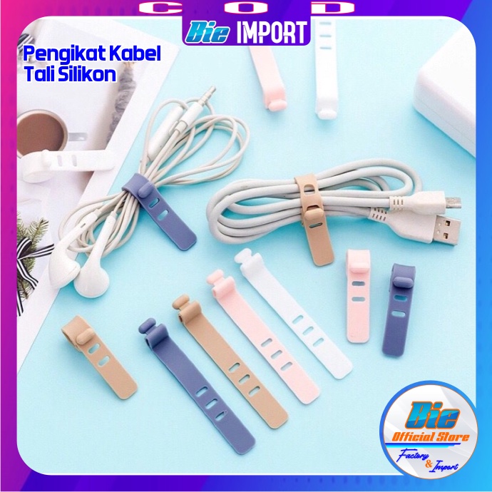 Pengikat Kabel Tali Silikon Premium Impor Best Seller