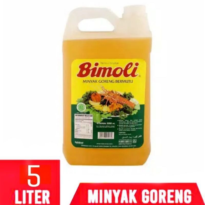 

MINYAK GORENG BIMOLI 5L EXP:2026 {5LITER/JERIGEN}