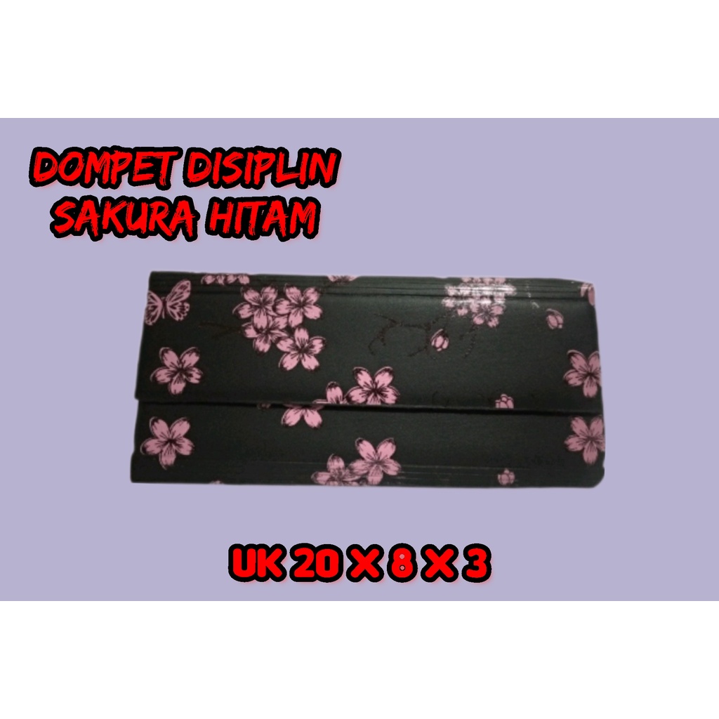 DOMPET DISIPLIN KEUANGAN MOTIF SAKURA