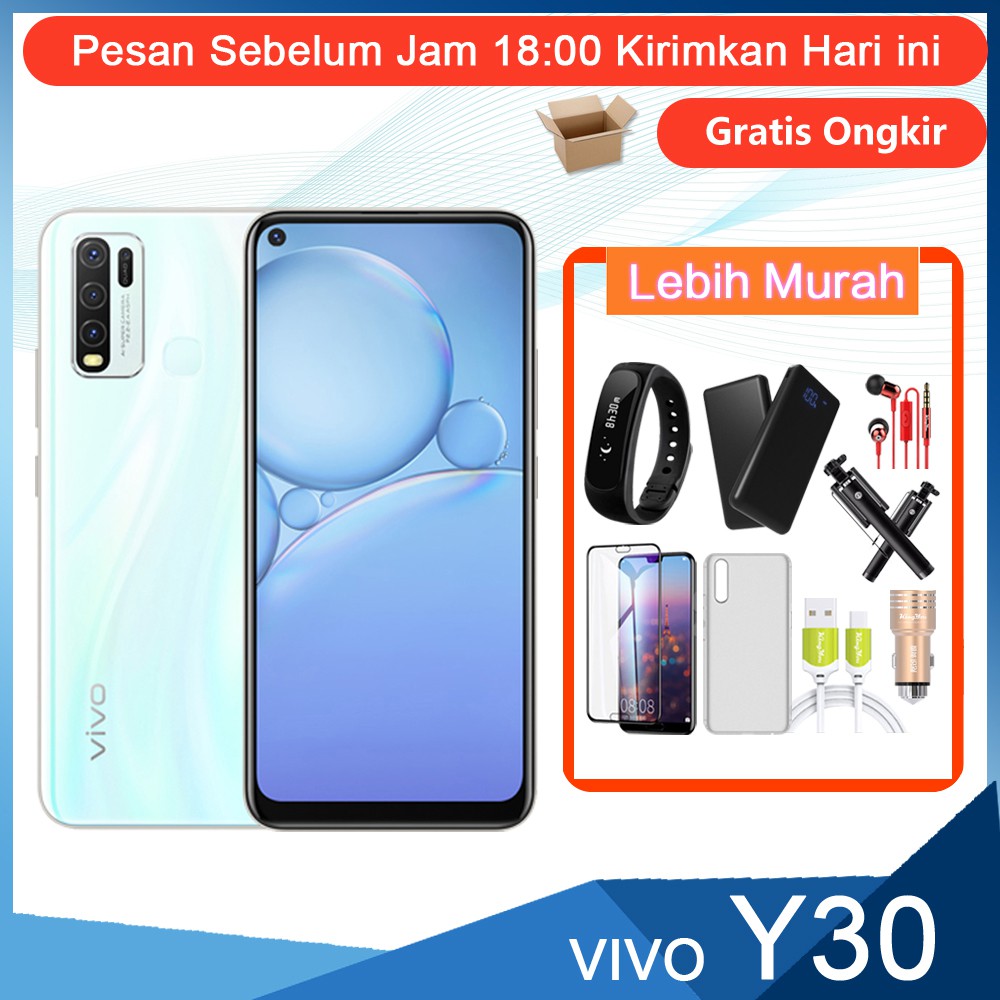 vivo Y30 4GB/128GB Garansi Resmi Vivo Indonesia 1 Tahun