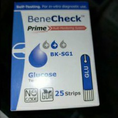 Strip kolesterol benecheck prime 10 strip / Strip gula darah benecheck prime  25 strip / Strip asam urat benecheck prime  25 strip