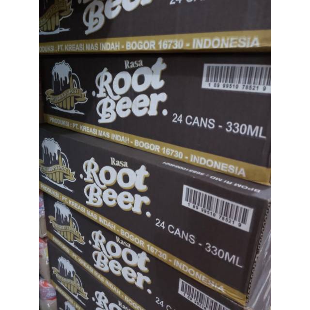 Minuman Root Beer kaleng 330ml [KARTON] (Gojek Only)