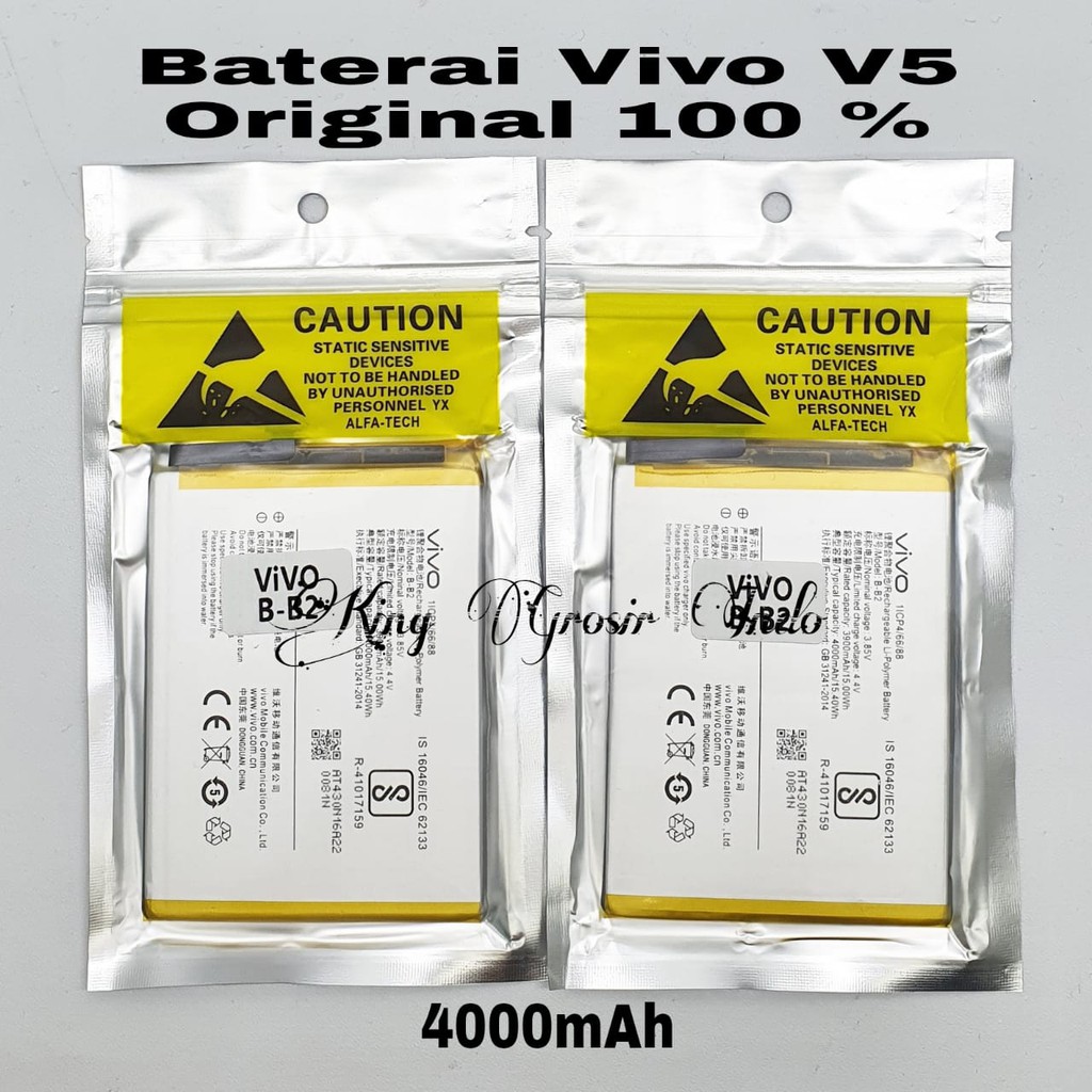 Baterai Vivo B-B2 / B B2 / V5 / Y67 Original 100% Battery