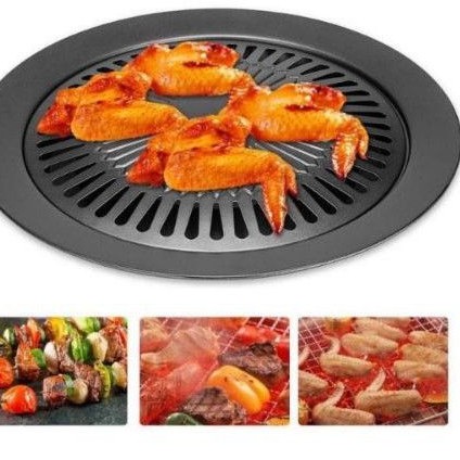 SUBRON Smokeless Panggangan Pemanggang Daging BBQ Grill 32 CM / SMOKELES SMOKELESS BARBEQUE GRILL