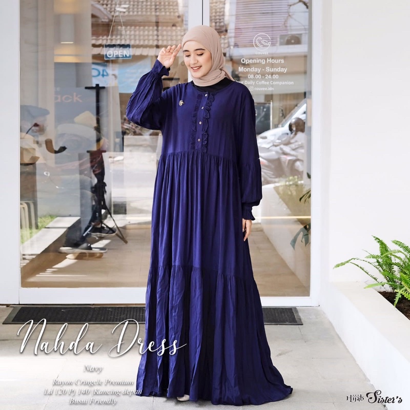NAHDA DRESS RAYON CRINKLE PREMIUM by HIJAB SISTER’S