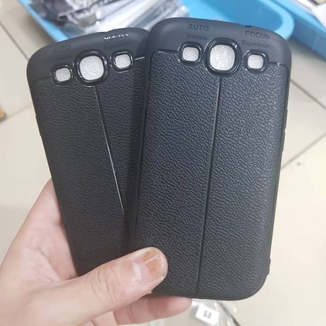 Soft Case Carbon Autofocus Leather Samsung Galaxy S3 I9300