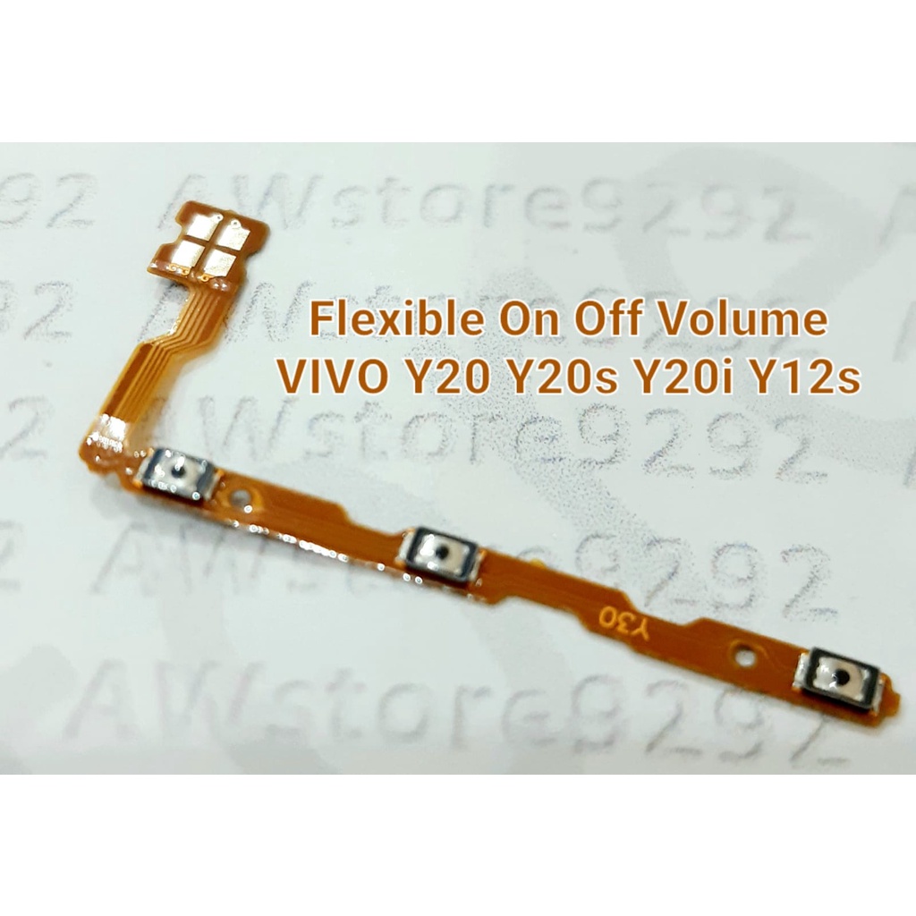 Flex Flexibel Flexible Power On Off Volume VIVO Y20 Y20s Y20i Y12s