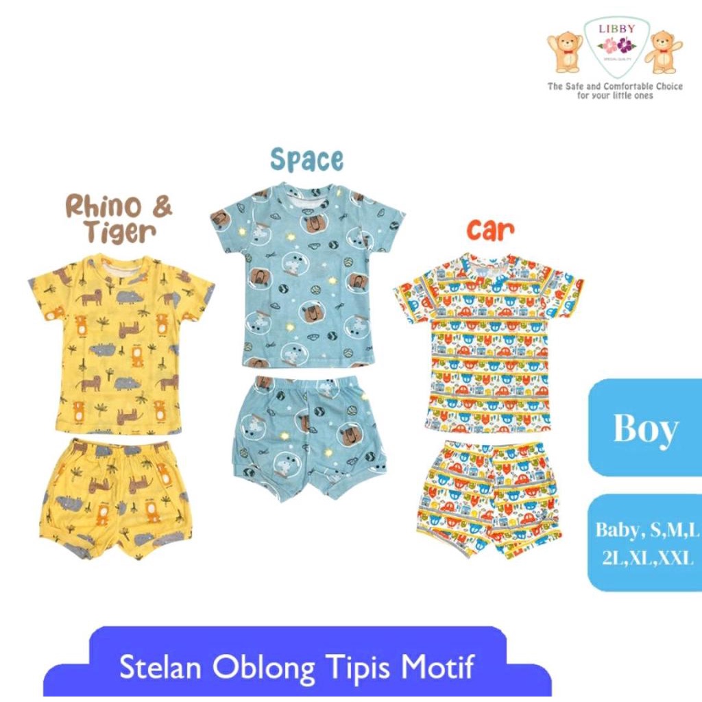 LIBBY SETELAN BAYI DAN ANAK MOTIF GARDENS BY THE JOY / SETELAN BAYI DAN ANAK