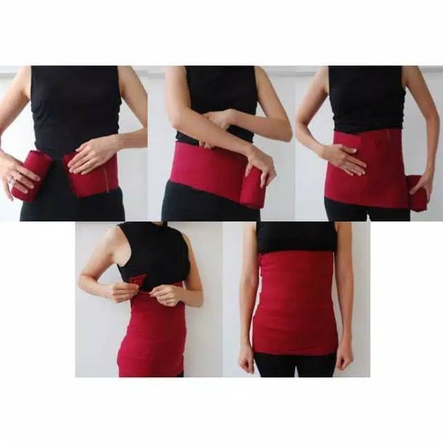 Stagen Benting 10 Meter Korset Bengkung Ibu Melahirkan JunDW