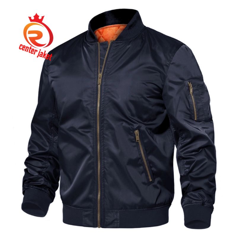 JAKET BOMBER ORIGINAL RESLETING YKK/JAKET PILOT ORI RESLETING YKK