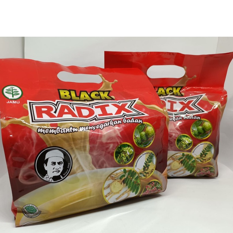 

Kopi Black Radix Pak Haji 1 Pouch Isi 20 Sachet Original