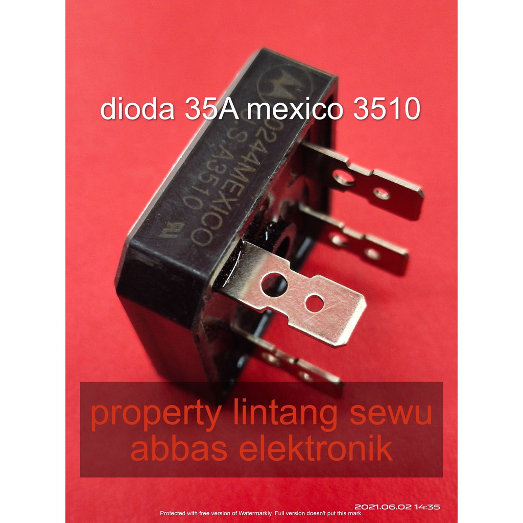 DIODA BRIDGE 35A 35 AMPER S35VB100 MEXICO