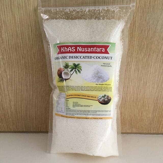 

D02D1 Tepung Kelapa Kering Desiccated Coconut 500 Gram - Original Da01D100