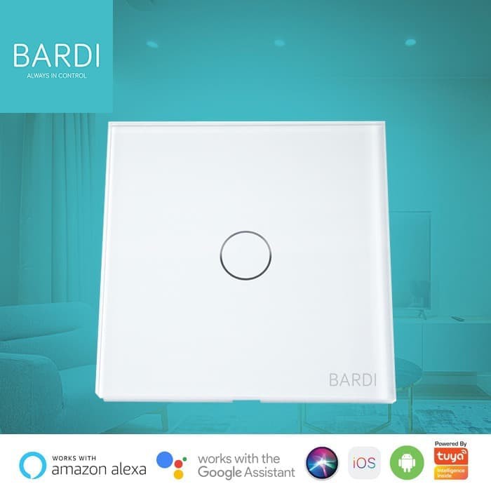 Bardi Smart Wifi Touch Wallswitch Eu Alexa Google Home Automation Shopee Indonesia