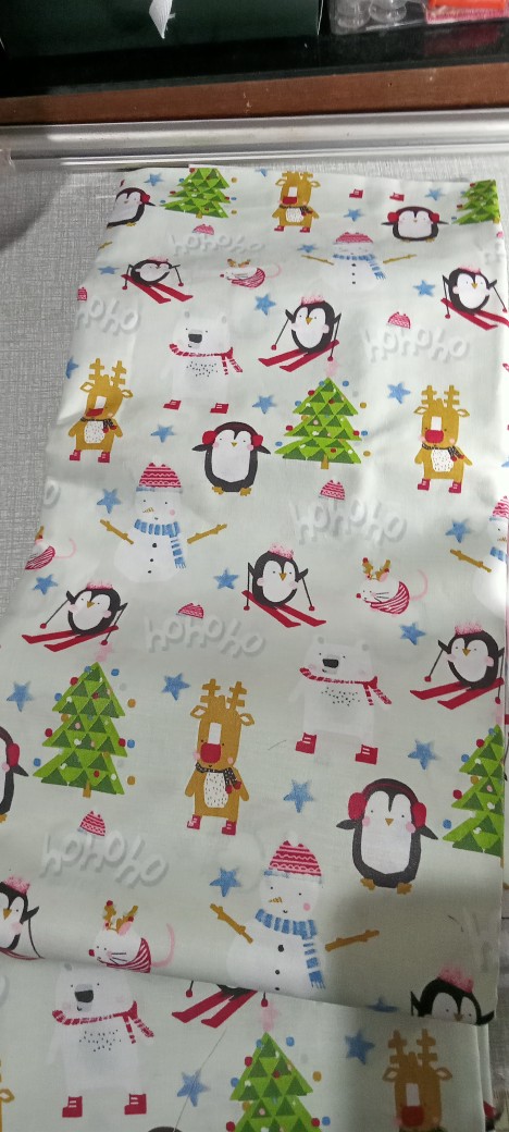 Christmast Hohoho - Kain Sprei Katun Lokal Merteran Grow