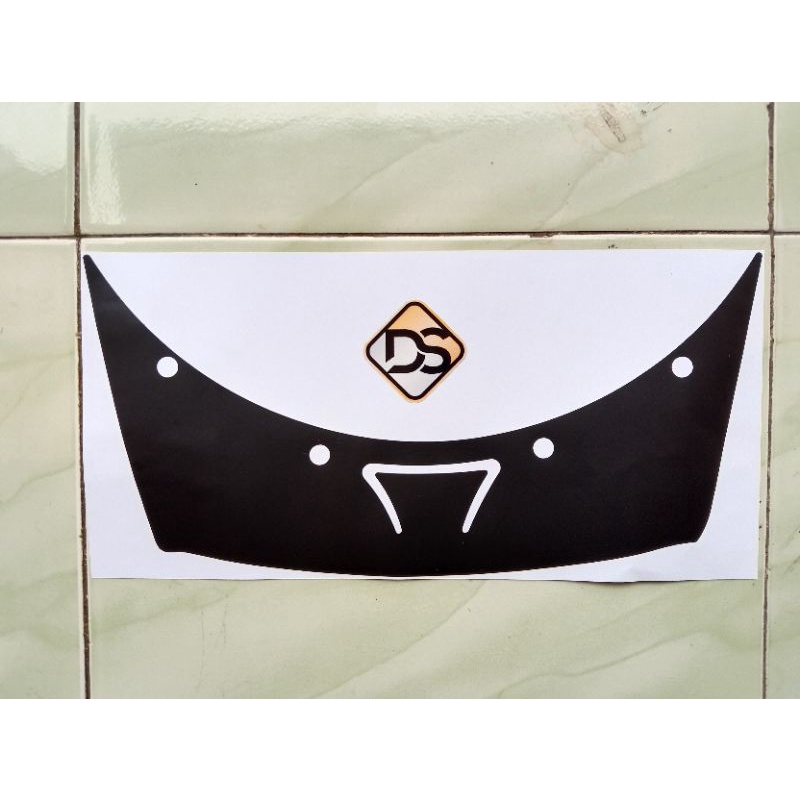 Stiker Decal Striping Windshield Winsil Ninja RR Old ZX Hitam Doft