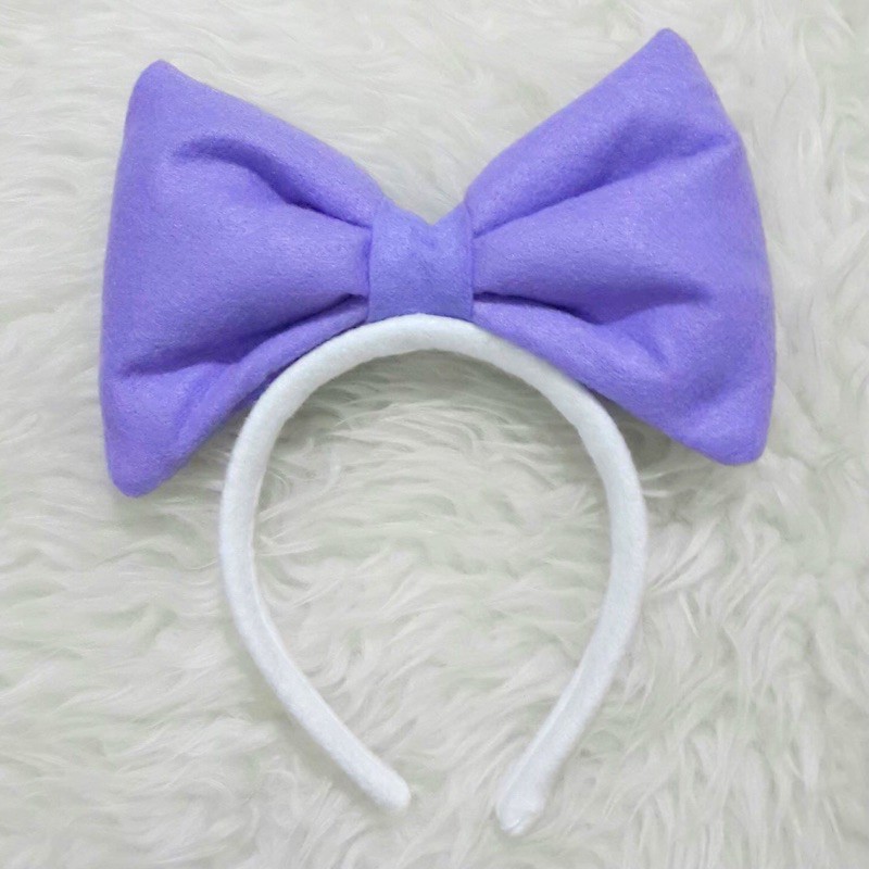 Bando pita Ungu Kostum Karakter Pita Lilac Purple grape Bando Karakter daisy Ungu