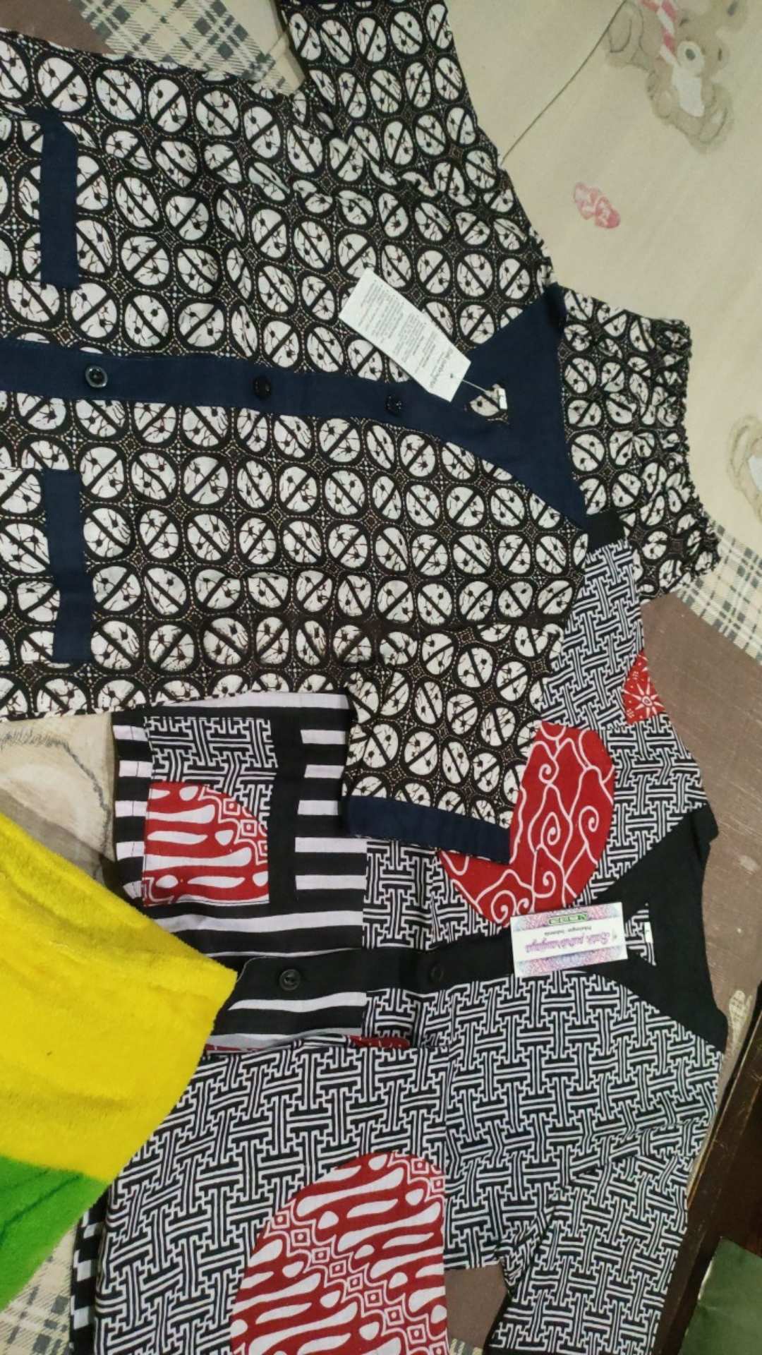 Piyama Batik Anak Set Batik Anak Cowok Cewek Motif Elegan Untuk Usia 1-5 Tahun