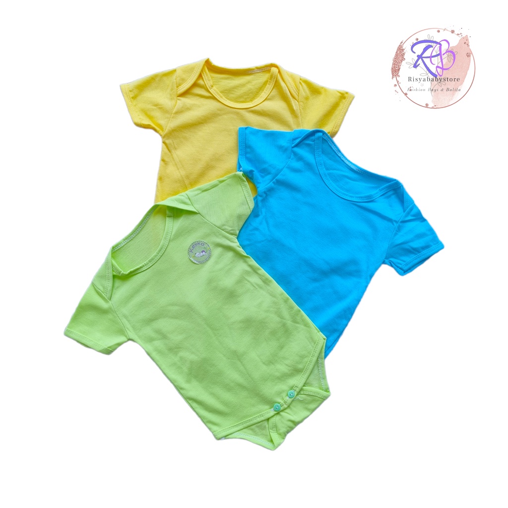 1 pcs jumper pendek murahbayi newborn / jumper bayi baru lahir / persiapan lahiran