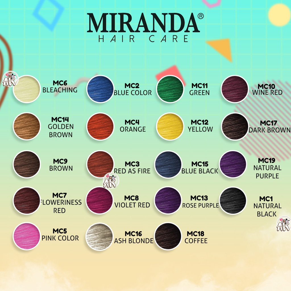 MIRANDA MAGIC HAIR COLOR PEWARNA RAMBUT