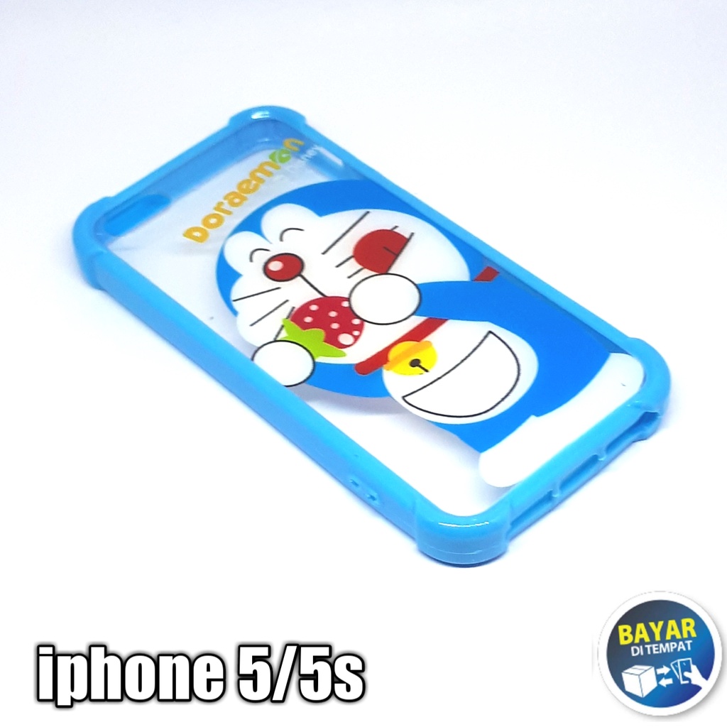 Casing Iphone 5/5s Softcase Anticrack Motif Silikon Hp Cover Hp Motif