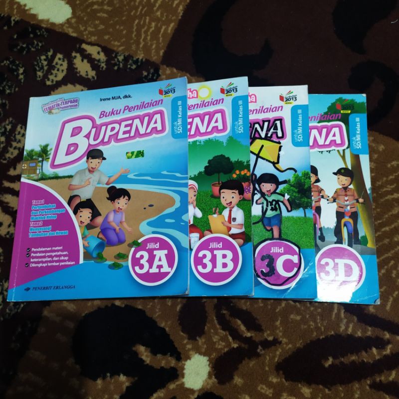 BUKU PAKET BUPENA KELAS 3 SD (3A,3B,3C, 3D)