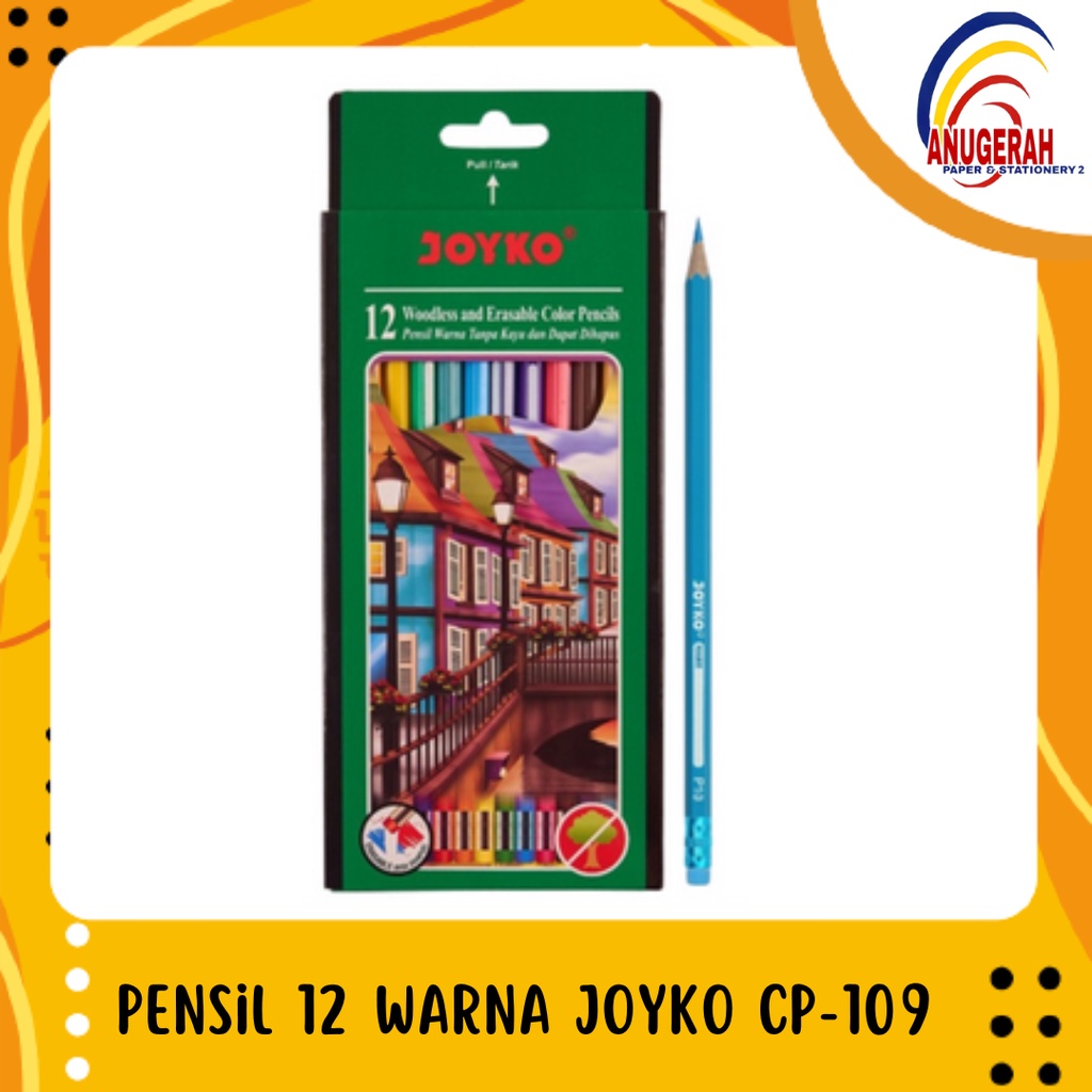 

Pensil Warna Joyko CP-109 isi 12 warna bisa dihapus (PCS)