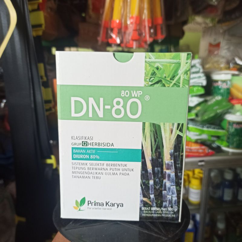 HERBISIDA DN 80 500 GRAM DIURON 80 % PENGENDALI GULMA PADA TANAMAN TEBU