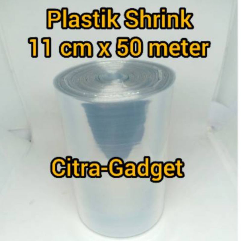 Plastik Shrink 11cm x 50meter