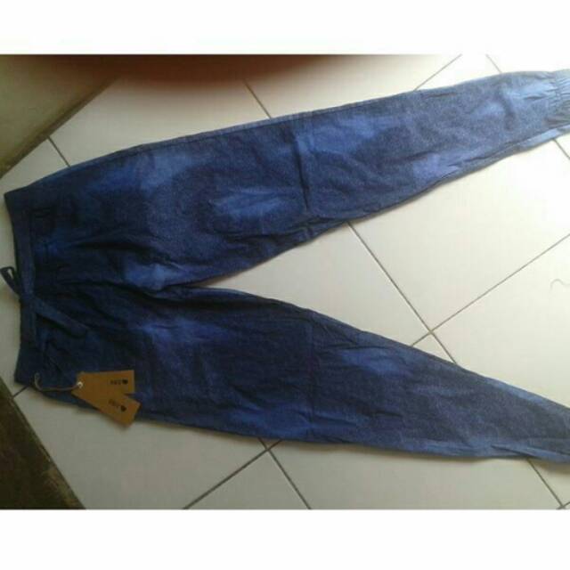 Denim jogger