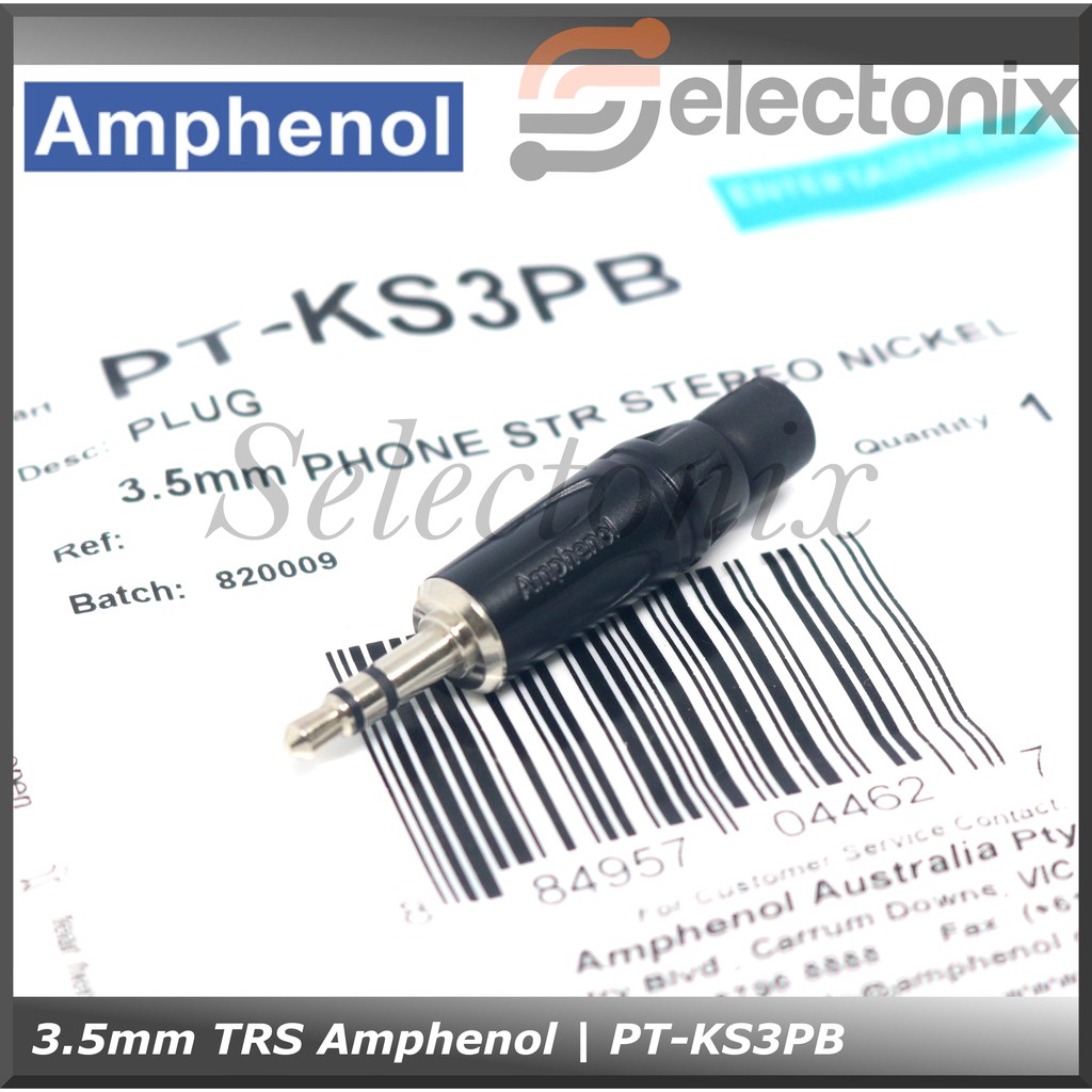 Jack Audio 3.5mm TRS-Stereo | Amphenol [PT-KS3P]