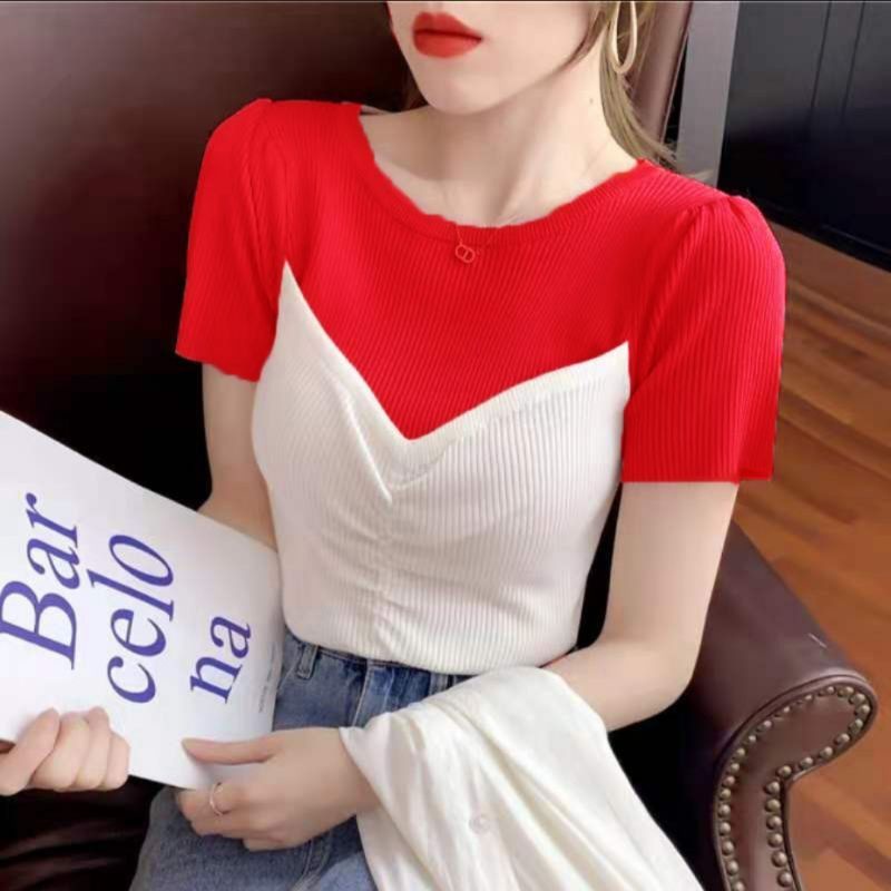 MDLV ~ 1323 ARLEEN KNIT TOP KOREA ATASAN RAJUT KOREA BAJU RAJUT IMPORT BEST SELLER FASHION IMPORT