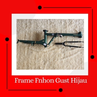 Frame set fnhon Gust Hijau 20 inch V brake