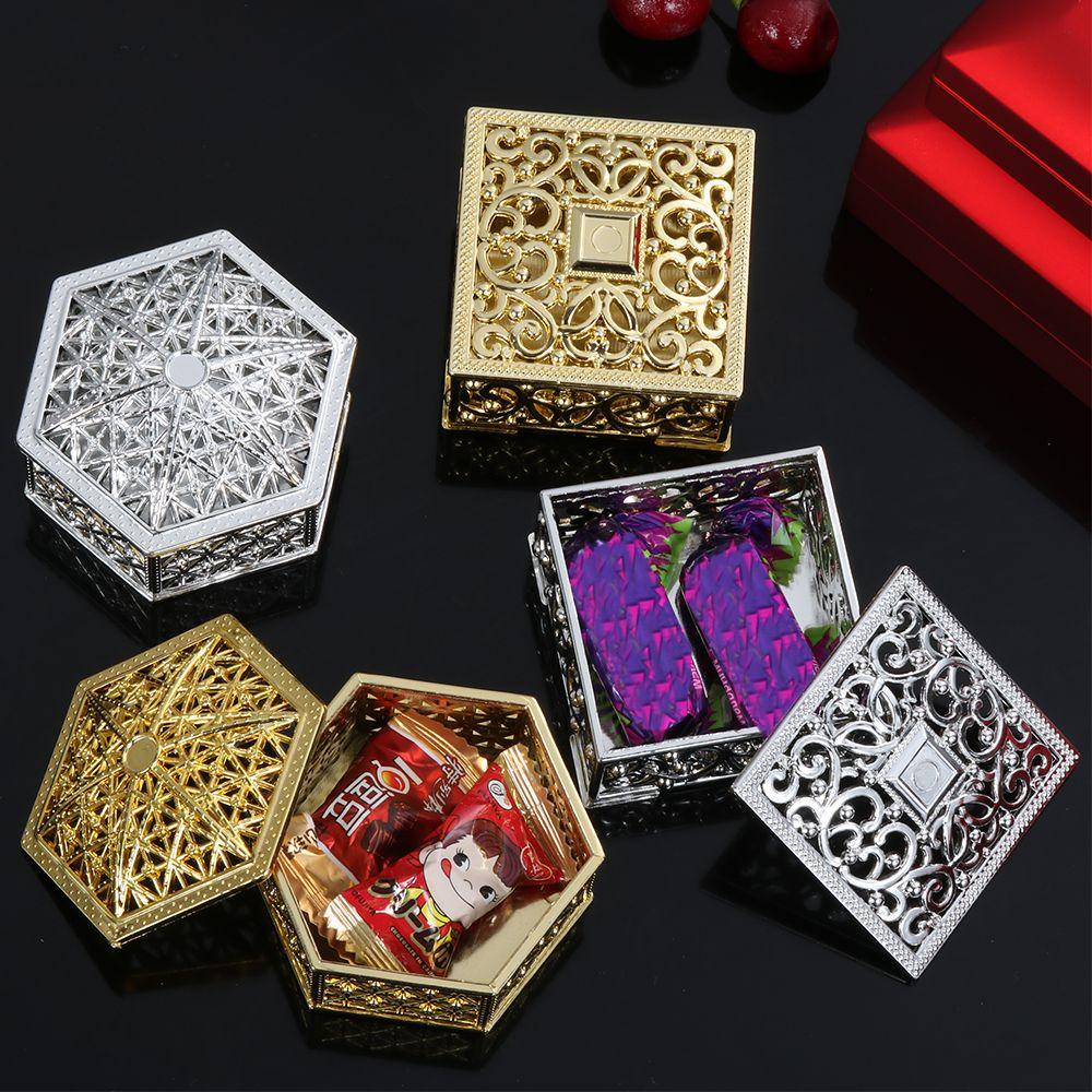 [Elegan] Candy Box Mini 1PC Kotak Penyimpanan Kue Cake Bayi Perlengkapan Pesta Nikah