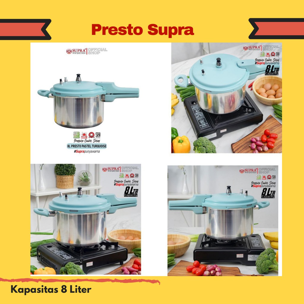 Panci Presto / Panci Presto 8L / Panci Presto Lucu / Panci Presto Supra