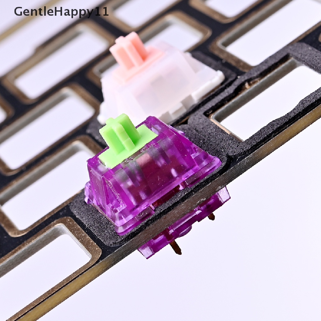 Gentlehappy 120pcs / Pak Pad Kaki Saklar Posisi Keyboard Mekanik Single Switch