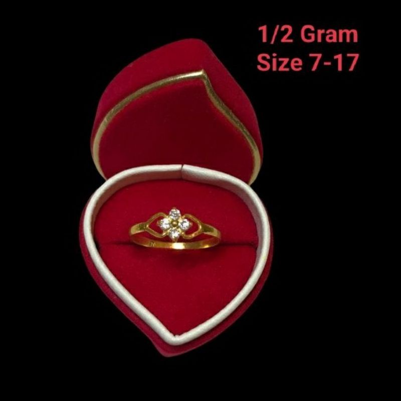 cincin emas asli. 375