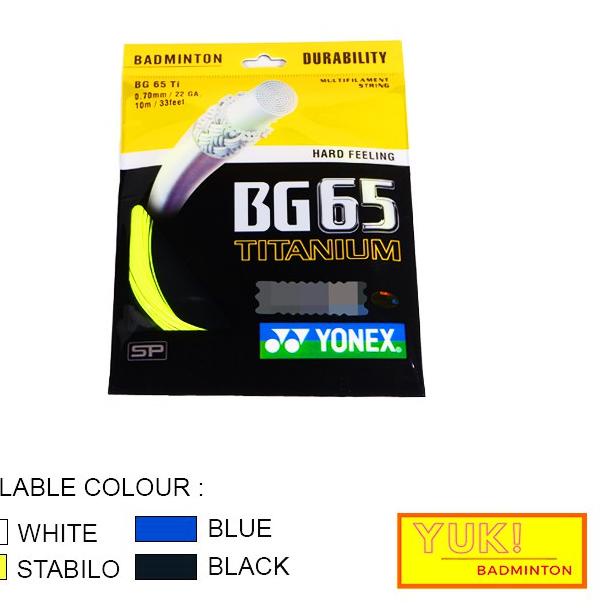 Senar Raket Badminton BG 65 TI / BG 65 TITANIUM
