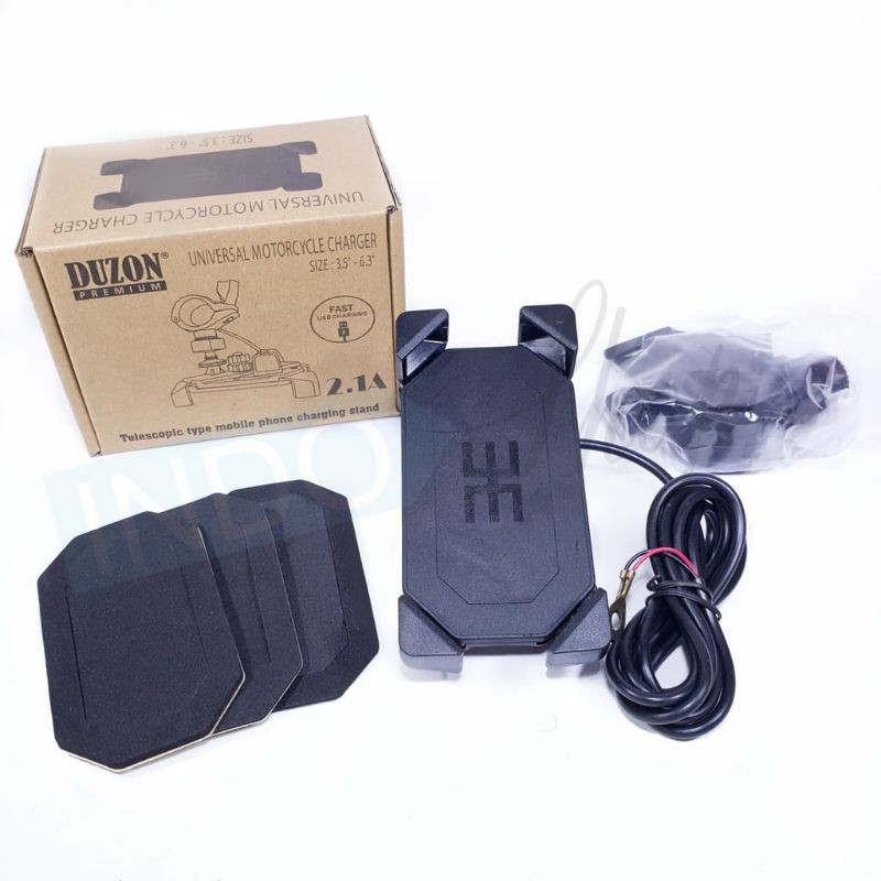 Holder Motor Duzon MG-01 Fast Charging 2.1A