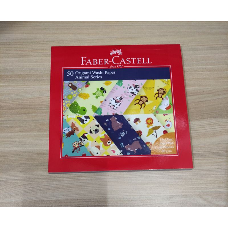 

Origami /kertas lipat faber castell animal series