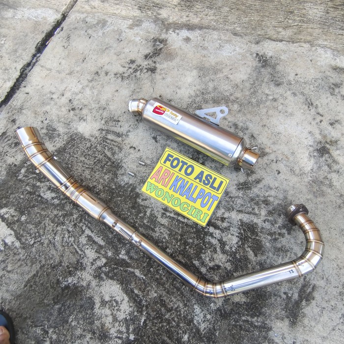 TERLARIS KNALPOT cld JENONG CACING CBR150R CB150R OLD CB150R NEW GTR SONIC WRX GP5