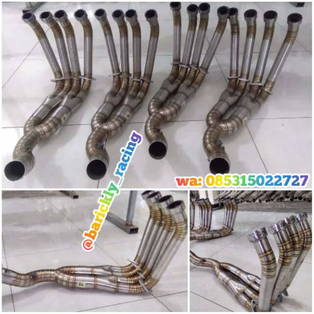 Header Knalpot Racing R6 Leheran YZF-R6 Leher Yamaha R6 Header Leheran Knalpot Racing R6