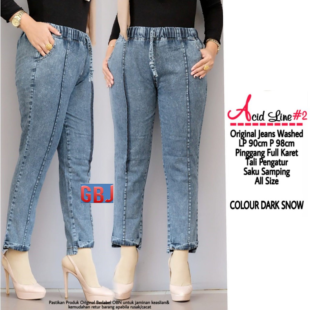 ACID LINE BOYFRIEND JEANS BAGGY  GBM