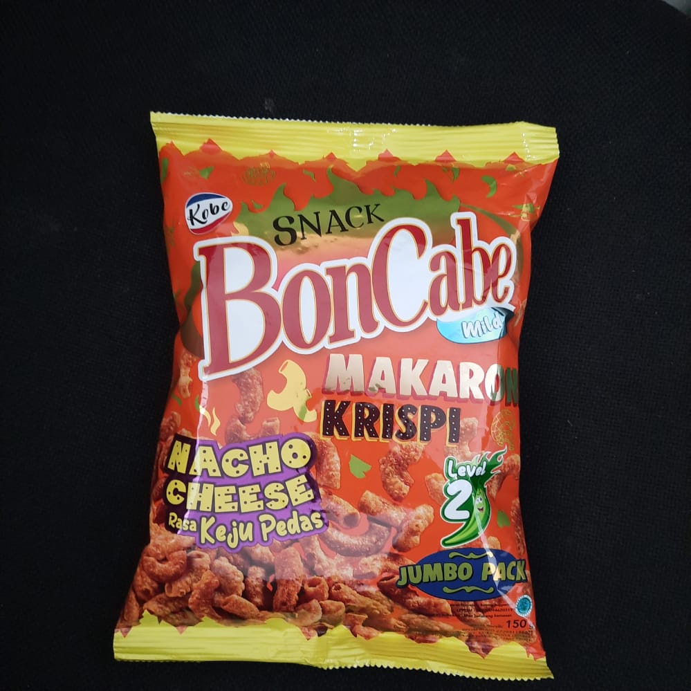 KOBE Bon Cabe Snack Makaroni KEJU Level 2 150 G