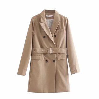 brown trench coat