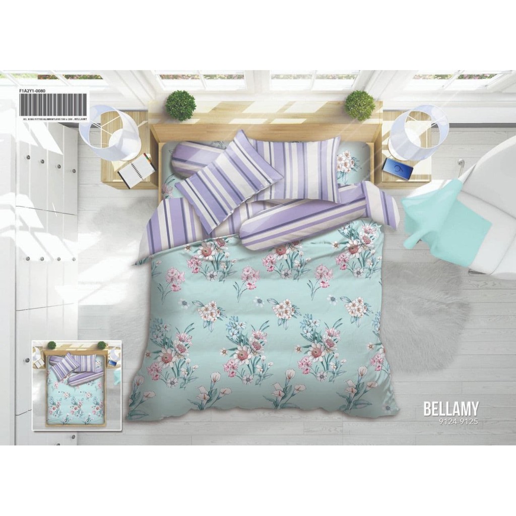Sprei My Love 180x200 (No.1) tinggi 30 - Bellamy